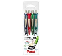 PENTEL - 0022144 - Roller scatto Energel XM - punta 0,7 mm - colori assortiti - Pentel - astuccio 4 pezzi - 85894 - Conf. da 1 Pz. - 0022144