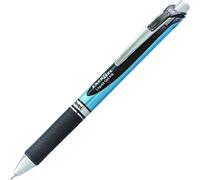 Penne roller Pentel Energel Klick XM - 943471 Penne roller color nero con tratto 0,5 mm e punta da 0,5 mm ad ago dal fusto di color silver in confezione da 12 Pz.