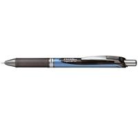 Penne roller Pentel Energel Klick XM - 943471 Penne roller color nero con tratto 0,5 mm e punta da 0,5 mm ad ago dal fusto di color silver in confezione da 12 Pz.