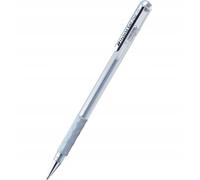 Pentel - Bolígrafo (0,8 mm, tinta de gel, agarre suave), color plateado