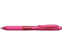 Pentel - Bolígrafo Energel retráctil con punta de bola. Escritura en color rosa