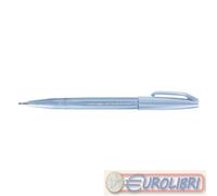 Pentel SES15 Brush Sign Pen pennarello punta fibra flessibile blu reale 10 pz