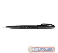 PENTEL BRUSH SIGN PEN 10PZ NERO