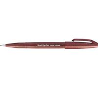 Pentel Brush Sign Pen marrone 10 pezzi