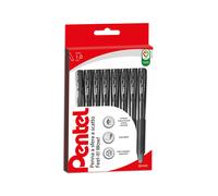 Pentel BX440 Feel-it Wow penna sfera a scatto 1,0 mm 8 nero nero pack 8 pz