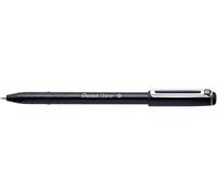 Pentel BX457 penna sfera a cappuccio Izee 0,7 mm nero, 12 pezzi