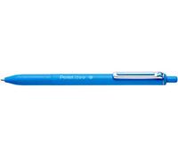 Pentel BX467 penna sfera a scatto Izee 0,7 mm azzurro, 12 pezzi
