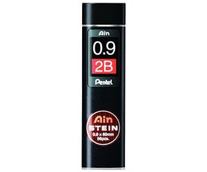 Pentel C279-2BO Ain Stein - Mine sottili, spessore tratto: 0,9 mm, durezza 2B, contenitore con 36 pezzi