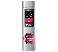 Pentel C279-BO Ain Stein - Mina fine, spessore del tratto 0,3 mm, grado di durezza B, 15 mine per scatola