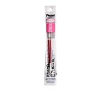 Pentel LR7-P - Ricarica per penna gel Energel, punta in metallo da 0,7 mm, inchiostro rosa, confezione da 2