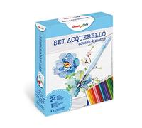 Pentel CB9 Kit Matite Acquerellabili e Pennello Aquash Water Brush riempibile
