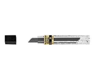 Pentel CH13 - Set di 12 custodie da 8 mine per portamine tracciato, 1,3 mm, densità B