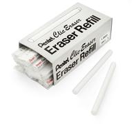 Pentel Clic Bastone Gomma da Cancellare Ricarica - Bianco - Confezione Di 12 -