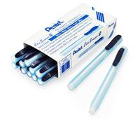 Pentel Clic Bastone Gomma da Cancellare Supporto - Blu Barile - Bianco - Pack Di