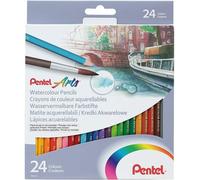 Pentel Colore ad Acqua Pastelli Artista Disegni Schizzi - Confezione 24