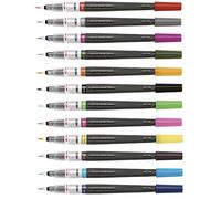 Pentel Colore Pennello Penna Set Manga Calligrafia Acqua Base Ricaricabili 12