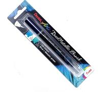 Pentel Dual Metallico Pennello Penna Iridescente Glitter Ink Arte Disegno Fine A