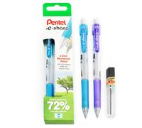 Pentel e-Sharp Portamine 0.5mm - 72% Riciclato Plastica - Pastelli + Mine