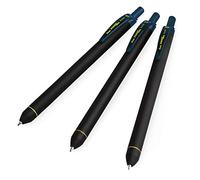 Pentel Energel BL437R1 - Penna a sfera retrattile a inchiostro gel, punta da 0,7 mm, confezione da 3, colore: Blu navy
