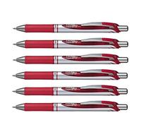 Pentel EnerGel BL77, penna a gel con meccanismo a pressione, 0,35 mm, 1 pezzo 6 Stück | rot
