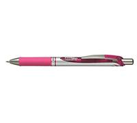Pentel EnerGel BL77 Penna roller in gel con meccanica di stampa, Larghezza linea 0,7 mm (sfera 0,7 mm), 1 Pezzo, Rosa