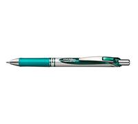 Pentel EnerGel BL77 Penna roller in gel con meccanica di stampa, Larghezza linea 0,7 mm (sfera 0,7 mm), 1 Pezzo, Turchese
