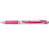 Pentel EnerGel BL77 Penna roller in gel con meccanica di stampa, Larghezza linea 0,7 mm (sfera 0,7 mm), 1 Pezzo, Rosa