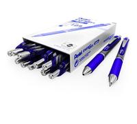Pentel Energel BL80 Retraibile Liquido Gel Inchiostro a Sfera Penna- Blu - 12+2