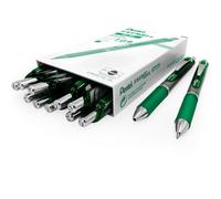 Pentel Energel BL80 Retraibile Liquido Gel Inchiostro Roller Penna- Verde - 12+2