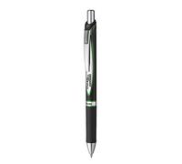 Pentel Energel BLP77-V Penna con meccanismo a scatto e inchiostro resistente alla luce, impermeabile 12 verde