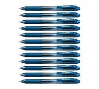 Pentel Energel BLP77-VX, penna con meccanismo a scatto, impermeabile 12er Pack Blu mare