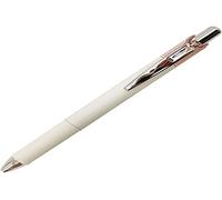 Pentel EnerGel Clena Penna in gel liquido retrattile, punta micro fine da 0,5 mm, inchiostro nero, corpo rosa classico (BLN75LP-A)