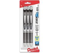 Pentel EnerGel Deluxe RTX Retractable Liquid gel Pen Confezione da 3 0.3mm Needle
