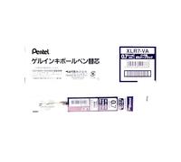 Pentel EnerGel LR7 - Ricarica per penna gel da 0,7 mm, 10 pezzi, colore: Nero bordeaux