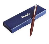 Pentel Energel Philography Retraibile Penna a Sfera Marrone Barile - Regalo