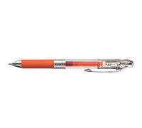 Pentel EnerGel Pure BL77TL - Penna gel con meccanismo a stampa, 12 pezzi, colore: Arancione