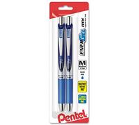 Pentel EnerGel RTX Retractable Liquid Gel Pen .7mm 2/Pkg-Blue