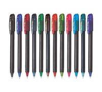 Pentel Energel - Set di 12 penne a gel con punta in metallo, 0,7 mm, multicolore
