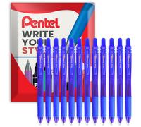 Pentel Energel X BL107 Penne Rollerball Ricaricabili 0,7mm Blu Portafoglio Da 12