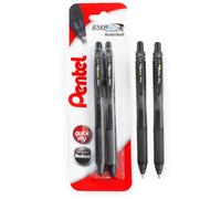 Pentel Energel X BL107 Retraibile Penna a Sfera - 0.7mm - Nero - Confezione Di 2