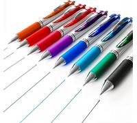 Pentel Energel XM bl77, Druck-Gelschreiber, 0,7 mm + Ersatzminen, 8 Farben, 1