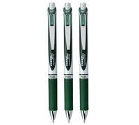 Pentel EnerGel XM BL77 - Penna a inchiostro gel liquido retrattile, 0,7 mm, 52% riciclato, colore: verde bosco