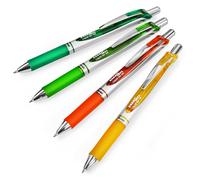 Pentel Energel XM BL77 Retraibile Liquido Gel Ink Penna 0.7mm Agrumi Tones 4 Set