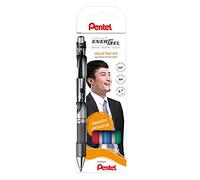 Pentel BL77-4 EnerGel Gel-Tintenroller mit Druckmechanik, 0,7 mm Kugeldurchmesse