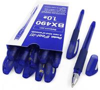 Pentel - Feel-It! - Penna a sfera ergonomica da 1,0 mm - BX490 - Confezione da 12 - Blu