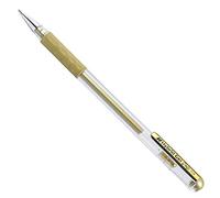 Pentel Gelroller/Gelschreiber Hybrid K118 0,4mm weiß/silber/gold nachfüllbar