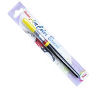 Pentel GFL Colour Brush pennello inchiostro base acqua, giallo