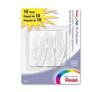 Pentel, Gomma da cancellare a lunga durata Cappucci di gomma confezione da 10 bianco
