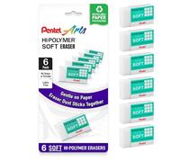 Pentel Gomma morbida Hi-Polymer confezione da 6 (ZES08PF6)