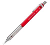 Pentel GraphGear 300 - Matita meccanica, confezione da 12 matite, 0,5 mm, colore: rosso
